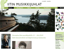 Tablet Screenshot of iittifestival.fi